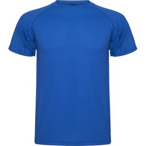 Kobalt Blauw 5 Pack unisex sportshirt korte mouwen MonteCarlo merk Roly maat XL