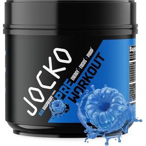 Jocko - Pre Workout - Blue Raspberry - Energy - Focus - Pump - 534 gram