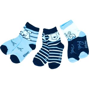 3 Paar Assorti - Disney Baby Winnie de Poeh Sokken - Maat 86/92