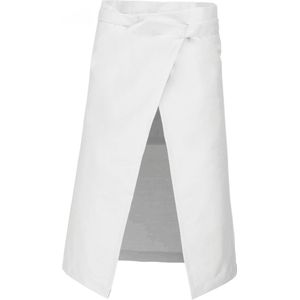 Schort/Tuniek/Werkblouse Unisex One Size Kariban White 65% Polyester, 35% Katoen