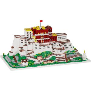 Lezi Potala Paleis van de Dalai Lama, Lhasa (klein) - Nanoblocks / miniblocks - Bouwset / 3D puzzel - 2782 bouwsteentjes - Lezi LZ8244
