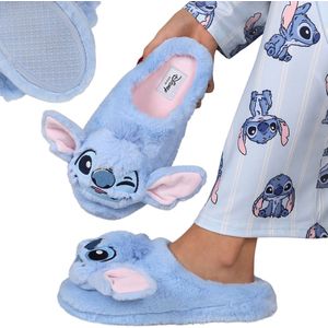 DISNEY Stitch ANTISLIP damespantoffels 3D, WARME, ZACHTE, BONTEN pantoffels voor thuis