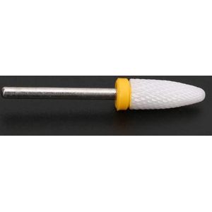 Nagelboor maïs keramische boorbits - lichtgewicht en draagbaar - manicure en pedicure - extra fijnkorrelige XF gele doos .
