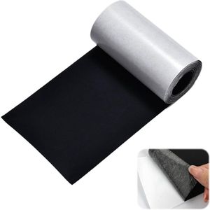 Zelfklevende Nylon Reparatie Patches 7.6 x 200cm - Zwart, Waterdicht - Voor Donsjassen, Textiel, Kleding, Tenten en Tassen