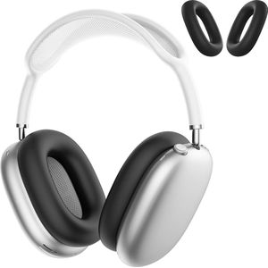 Siliconen Oorkussens Hoes voor AirPods Max Hooftelefoons van MMOBIEL – Hoofdtelefoon Kussens – Oorkussens Beschermhoes – Anti-Kras Zachte Siliconen Beschermer – Zwart