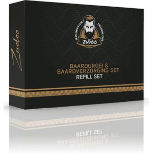 Zudoo's Baardgroei Set - Derma Roller - Sandalwood Baard Olie - Duurzaam