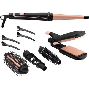 14-in-1 styler stijltang - wafeltang krultang - keramische coating - glad haar - 190°C