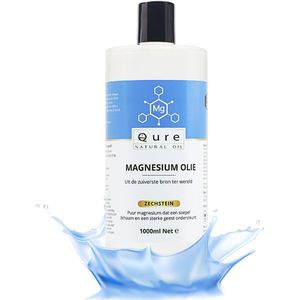 Magnesium Olie 1000ml | 100% Puur & Natuurlijk | Grote voordeelfles | Navulfles | Voor Ontspanning, Spierherstel en Een Gezonde Nachtrust
