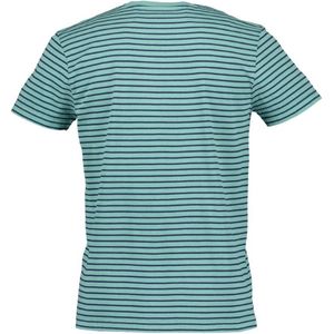 Blue Seven heren shirt 302714 groen/blauw - XXL