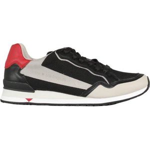 Guess Genova Heren Sneaker - Zwart/Grijs - Maat 39