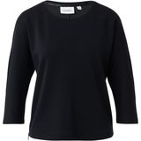 comma - Sweatshirt - Relaxed Fit - Met Vleermuisvleugelmouwen - Halflang