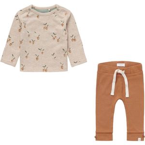 Noppies Baby jongens kledingset: Shirt Johnsville en Broek Julesberg Chipmunk maat 50