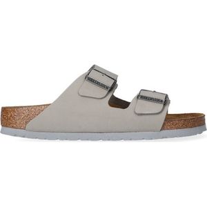 Birkenstock Arizona Dames Slippers Dove Gray Narrow-fit |  Grijs | Nubuck | Maat 42