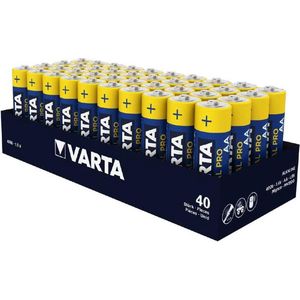 Varta Industrial Pro Mignon AA Batterij 4006 40 Stuks. (Tray) 4250889654078