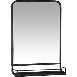 IB LAURSEN| spiegel | spiegel met planchet|toiletspiegel|badkamerspiegel|spiegel|industriële spiegel|spiegel met plankje