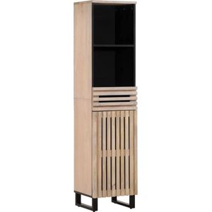 vidaXL - Dressoir - 38x34x160 - cm - massief - mangohout