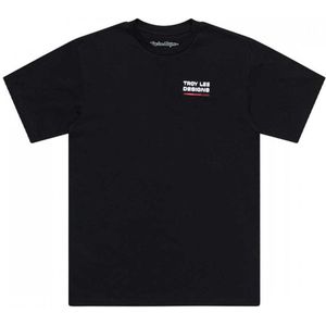 Troy Lee Designs Factory T-shirt Met Korte Mouwen Zwart XL Man
