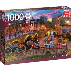 Puzzel Amsterdam Canals (1000 stukjes)