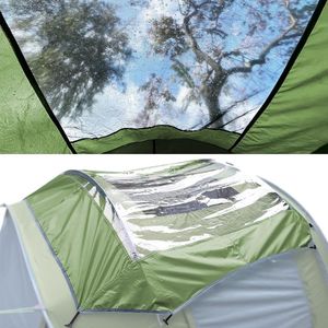 Tent voor 3-4 personen, pop-up werptent met groot dakraam, automatische strandtent voor 4 personen, waterdichte strandtent, festivaltent, snelle opbouwtent voor outdoor, camping, picknick, wandelen,