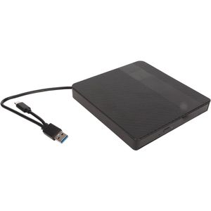Allecto Plus - Draagbare USB 3.0 Externe Optische Schijfbehuizingskit - Ultraslanke CD-brander - Compatibel met SATA CD DVD BD Drive - Type C - 9,5 mm 9 mm (Type F)