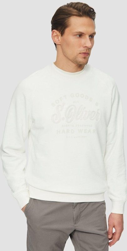 Sweater - Ronde Hals - Geborduurd Logo - Casual Look