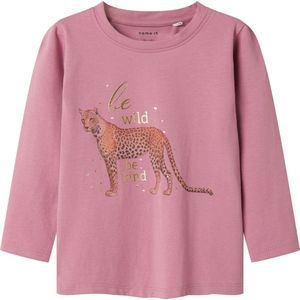 Name It mini meisjes longsleeve SUSANNA Mauve Orchid Slim Fit