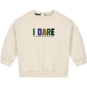 Kids Gallery peuter sweater - Jongens Kleding - Soft Ecru Melange - Maat 92