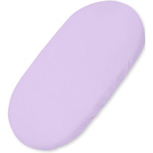 Laken van katoen voor Mozesmandmatras 75x35 cm - lila