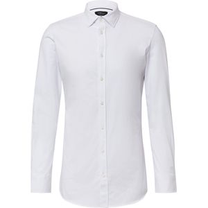 s.Oliver BLACK LABEL - Heren hemd - Maat 42 - Mannen - wit - katoen