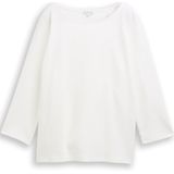 Tom Tailor Shirt met lange mouwen met ottomanstructuur