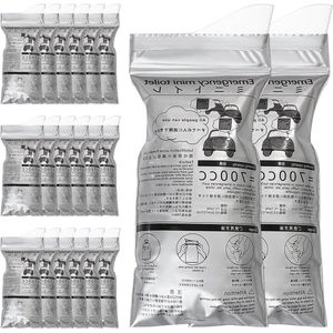 20 stuks wegwerp urinezak 700 ml voor noodgevallen camping plaszakken braakzakken Draagbare urinoirtoilettassen voor reizen, verkeersopstoppingen, patiënten, mannen, vrouwen, kinderen