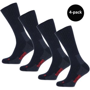 Thermo sokken - 4 paar - Gemaakt met Wol - Zwart - Maat 43/46