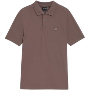 Lyle And Scott - Superfine Katoen - Herenpolo - Paars
