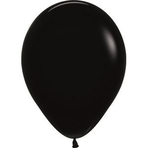 Sempertex 10"" (25cm) zwart ballon / 100 stk / PRO