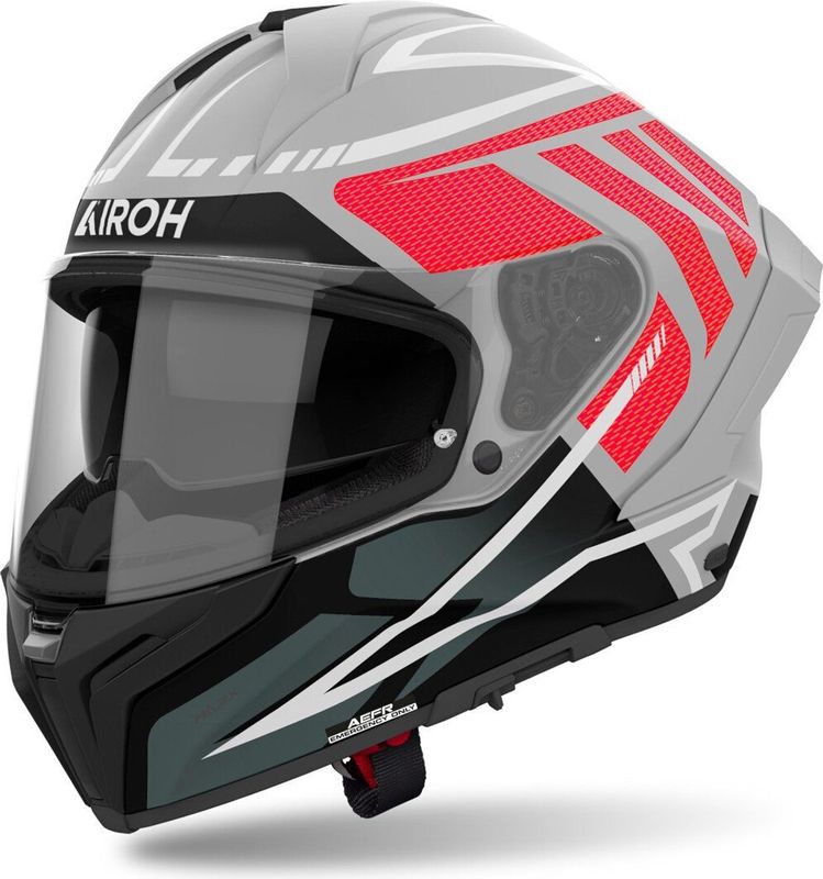 AIROH - Matryx Rider - Integraalhelm - Rood - Mat