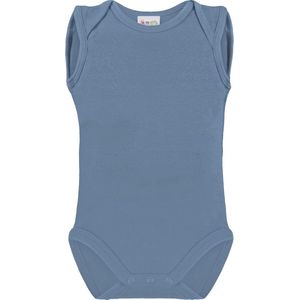 TOSKE jongens romper mouwloos - Deep Royal blue - Maat 50/56