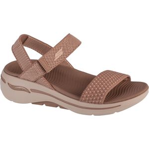 Skechers Go Walk Arch Fit Sandal - Polished 140264-TAN, Vrouwen, Bruin, Sandalen, maat: 41