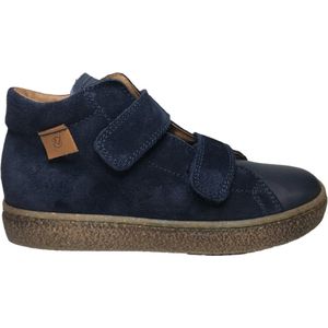 naturino mt 32 hoge 2 velcro's lederen sneakers Albus navy