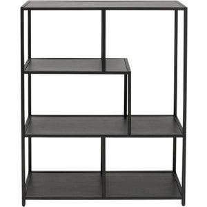 Bookshelf Loftie 100x77cm zwart Kare Design