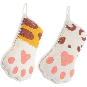 Baby badsponsset - 2-delige comfortabele set met cartoon handdoekpatroon