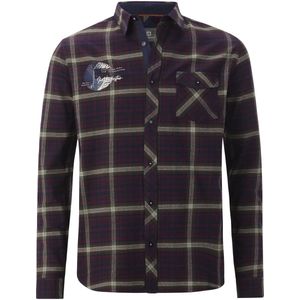 Jan Vanderstorm - OLSGREN - Overhemd - Donkerlila - Grote Maten