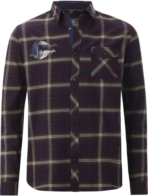 Jan Vanderstorm - OLSGREN - Overhemd - Donkerlila - Grote Maten