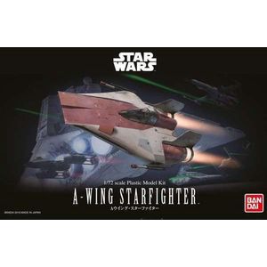 1:72 Revell Bandai 01210 Star Wars A-wing Starfighter Plastic Modelbouwpakket