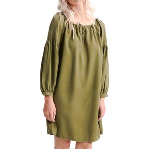 Superdry Jurk - Maat S  - Vrouwen - Olijfgroen