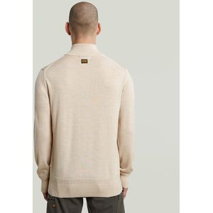 G-star - Premium Core - Half Rits Trui - 100% Verantwoorde Merinowol