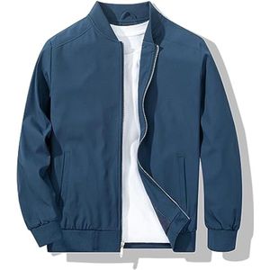 Stijlvol Lichtgewicht Bomberjack voor Mannen – Casual Windjack voor Lente en Herfst