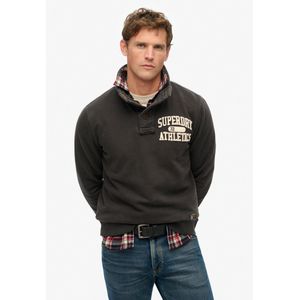 Superdry - Vintage Athletic - Sweatshirt - Relaxed Fit - Hoge Kraag met Knoopsluiting