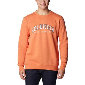 Columbia Logo Crew Sweatshirt Oranje L Man