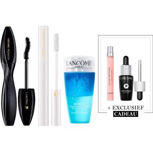 Lancôme 3-Step Wimper Routine Lash Primer | Mascara | Make Up Remover + 2 Cadeaus - Cils Booster XL Mascara Primer & Hypnose Drama Mascara Zwart & Bi-Facil Oog Make-up Remover 75ml + La Vie Est Belle 10ml & Génifique Ultimate Serum 7ml Cadeau