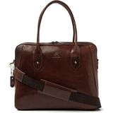 dR Amsterdam Werktas | Zakelijke laptoptas dames | Werktas dames | Aktetassen | Werktas dames shopper | Werktassen dames | Laptop tas | Laptoptassen | Laptoptas 15.6 inch | Milan - 283758 Brown